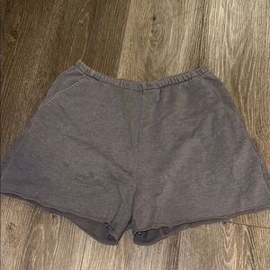 Women's Gray Casual Shorts